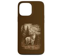 Rustic Deer Stag Elk Buck Whitetail Graphic Case for iPhone 13 Pro Max