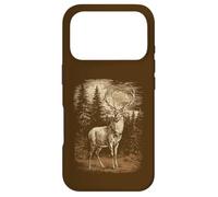 Rustic Deer Stag Elk Buck Whitetail Graphic Case for iPhone 17 Pro