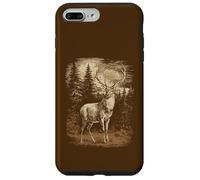 Rustic Deer Stag Elk Buck Whitetail Graphic Case for iPhone 7 Plus/8 Plus