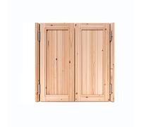 Rustic Double Swing Doors for Indoor Use Half Doors for s & CafésHome & Restaurant Doors Size L85xA90 cm (33.5" x 35.4") SLE 2