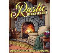 Rustic English Villages Coloring Book: Enchanting Landscapes Coloring Pages with Cozy Hamlets Stone Bridges and Rolling Hills in Classic Style for All Ages to Enjoy