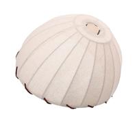 Rustic Fabric Lamp Shade Retro Study Tea Room Round Light Cover Pendant Shades Dome Linen Cover Large Lampshade Compatible