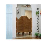 Rustic Farmhouse, Heavy Duty Rustic Barn Door，180° Rotation Self-Closing Interior Partition for Hallway, Pub, Pet Gate，Easy to Install(A,W90xH70cm(35.43x27.55in))