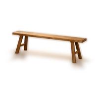 Rustic Farmhouse Wooden Bench for Entryway End of Bed or Dining Room - Slim Indoor Seating Stylish Home Furniture Space-Saving Design