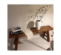Rustic Farmhouse Wooden Bench - Solid Wood Indoor Seating for Hallway Entryway Breakfast Nook End of Bed - 440lb Capacity Narrow Design Stylish & Durable