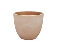 Rustic Fibreglass Indoor/outdoor Flared Planter (H21 X 25Cm)