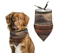 Rustic Fishing Tool Easter Dog Bandanas for Small Medium Large Dogs,Cat Dogs,Pet Scarf - Polyester Cute Bibs.Triangle Pet Scarf for Puppy Pet,Personalized Birthday/Party Fun Idea Gift