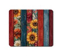 Rustic Floral Washer Dryer Top Protector Mat, Vintage Flower Washing Machine Cover, Farmhouse Rubber Anti-slip Waterproof Mats for Laundry Room 20x24 Inch