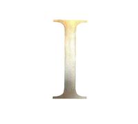 Rustic Gold Metal Letters Personalised Signs And Decorations For The Home And Garden, A-Z, Kitchen Bar House Gifts Presents Ornaments (I)