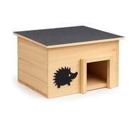 Rustic Hedgehog Hideaway, Wildlife Shelter with Feeding Station, Eco-Conscious, Weatherproof, and Predator-Safe Design for Garden Pets
