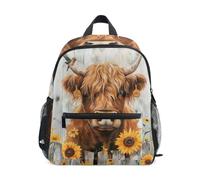 Rustic Highlander White Backpack for Toddler Boys Girls, Mini Backpack, Rustic Highlander White, M, Cool Soccer Print Backpacks