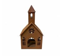 Rustic House Candle Holder