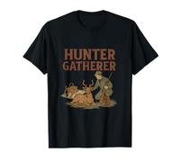 Rustic Hunter Gatherer Deer Picnic Hunting Design T-Shirt