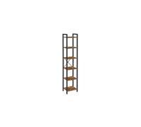 SONGMICS Vasagle 6-tier bookshelf- rustic Brown And Black, Multi