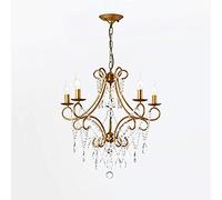 Rustic Industrial IronE14Drop6Light Black Hanging for Home DecorCeiling Fixture