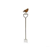 Rustic Iron Bird Garden Stake Outdoor Metal Animal Sculptures for Yard Decor Modern Minimalist Design Weather Resistant Easy Installation 60cm