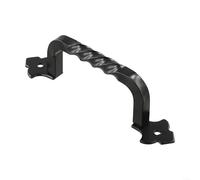 Rustic Iron Door Pull for Barn Garage Sliding Screen Fence and For Wooden Garden Shed Cabinet Doors Solid Carbon Steel Construction (128MM)