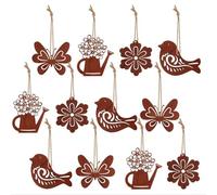 Rustic Iron Garden Hangings for Four Seasons Display