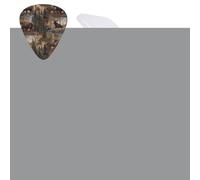 Rustic Lodge Bear Moose Print Guitar Picks 12 Pack Guitar Plectrums with Storage Box Bass Picks For Acoustic Guitar Bass Electric Ukulele Includes 0.46mm, 0.71mm, 0.96mm