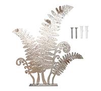Rustic Metal Fern Leaf Sculpture - Rustic Yard Art, Rusty Garden Decor Gift Ornament