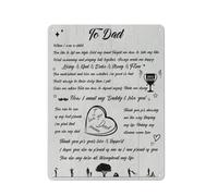 Rustic Metal Tin Sign Rustic to Dad When I was A Child You Like to Lift Me Wall Art Decor Father Poster Painting Signs Picture Print for Home Room Decor 12x16 Inch