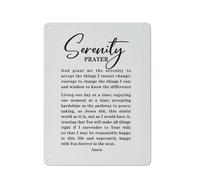 Rustic Metal Tin Sign The Serenity Prayer Wall Art Decor, Christian Wall Art, God Grant Me The Serenity To Accept The Things I Cannot Change, Christian Family Religious Home Decor 12x16 Inch
