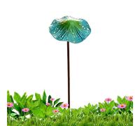 Rustic Mushroom Stakes, Colorful Yard Decor, Metal Artwork with Protective Coating, Garden Ornament Display, Outdoor Accent with Charming Style, Lawn Decoration for Walkways Spring