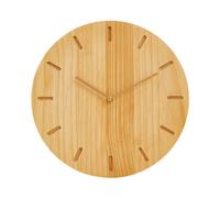 Rustic Natural Wood Effect Wall Clock, Contemporary Wall Clock, Precised Time keeping Wall Clock For Outdoor