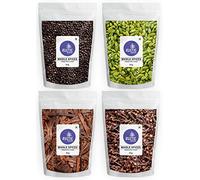 Rustic Nature Whole Indian Garam Masala Spices Combo Cardamom 50g, Pepper 50g, Clove 50g, Cinnamon 50g - (200g)