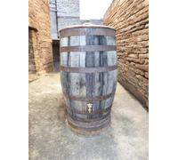 Rustic Oak Barrel Water Butt & Stand