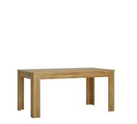 Rustic Oak Extending Dining Table - Wooden Extendable Table for Family Meals