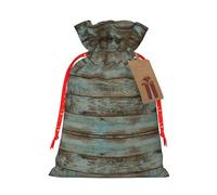Rustic Old Barn Wood Hemp Bundle Gift Bag,Christmas Bags Holiday Wrapping Bag For Christmas Party