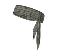 Rustic Old Barn Wood Patterned sports headband for men and women, sweat-absorbing headband for badminton, mountaineering and cycling