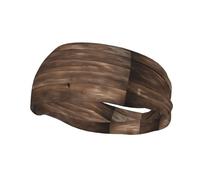 Rustic Old Barn Wood Print Unisex-Adult Sports Sweatband Versatile Sport Headbands Moisture Wicking Headband