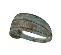 Rustic Old Barn Wood Printed Running Headband Women, Foldable Adjustable Width, Non Slip for Workout Washing and Spa