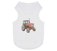 'Rustic Old Farm Tractor' Pet Dog/Cat T-Shirt (PT00132532)