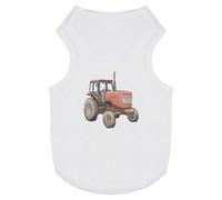 'Rustic Old Farm Tractor' Pet Dog/Cat T-Shirt (PT00132533)