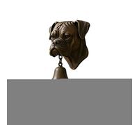 Rustic Outdoor Table Bell - Decorative Bell in the Shape of a Dog, Decorative Welcome for Historic Buildings Apartments and Gardens