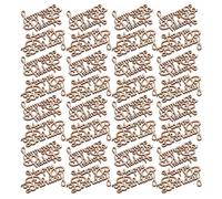Rustic Paintable Wooden Happy Birthday 30pcs Letters for Table