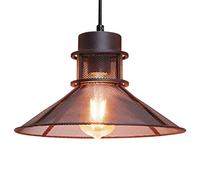 Rustic Pendant Light Industrial Metal Ceiling Lamp Shade Old Factory, Barn Pendant Light H3075