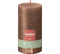 Rustic Pillar Candles - Shimmer Copper