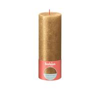 Rustic Pillar Candles - Shimmer Gold