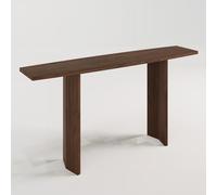 Rustic Pine Console TableEntryway orNarrow SpaceSavingNatural Finish Behind Sofa (Walnut 100x75cm/39.4x29.5in)