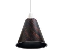 Rustic Red Lamp Shades, 18cm Lampshades for Ceiling Lights, Table Lamps & Floor Lamps, Replacement Light Shade Ceiling for Living Room, Bedroom, Kitchen, Hallway, Home Décor