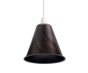 Rustic Red Lamp Shades, 18cm Lampshades for Ceiling Lights, Table Lamps & Floor Lamps, Replacement Light Shade Ceiling for Living Room, Bedroom, Kitchen, Hallway, Home Décor