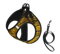 Rustic Rocks Brick Wall Print Reflective No Choke Pet Vest Harness,Adjustable Soft Padded Dog Harness With Easy Control Handle