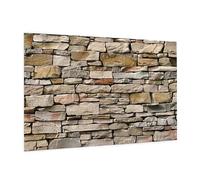Rustic Rocks Brick Wall Printed Picture Puzzle 1000 Pieces,Personalised Jigsaw Puzzle,Wooden Jigsaw Puzzles For Adults And Kids,Fun Jigsaw Puzzles As A Xmas Gift Or Decorative Collection.