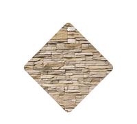 Rustic Rocks Brick Wall Printing 10 Pcs Car Air Freshener Fragrant Sheets,Car Hanging Accessories With Strings For Decor