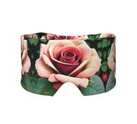 Rustic Rose Flowers Print Sleep Eye and Ear Muffs Mask - Adjustable Yoga Travel Headband, Keep Warm Shading Comfortable Aid
