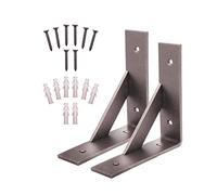 Rustic Shelf Brackets Reinforced for Scaffold Boards Heavy Duty Pair (150 x 150mm)